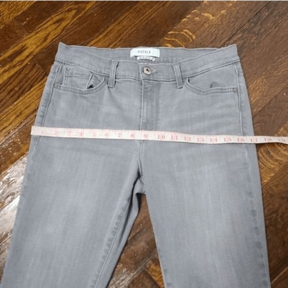 Pistola Distressed Grey Skinny Ankle Jeans Style P8552-PET size 28 - Picture 12 of 14